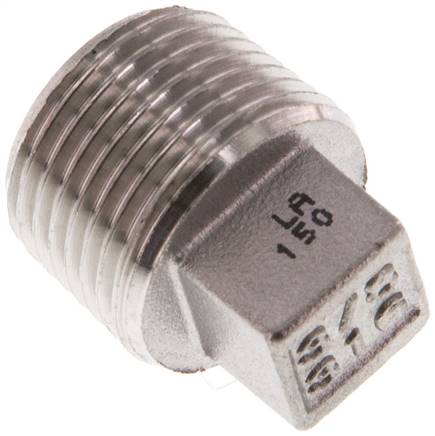 Plug R3/8'' RVS met Buitenvierkant16bar [5 Stuks]