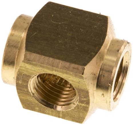 Distributeur d'air à 4 voies G1/4'' en laiton 16 bar (224.8 psi) [2 pièces].