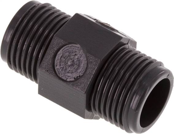 Mamelon double réducteur G3/8'' PVC-U 16bar (224.8psi) EN 1452-3 [5 Pièces].