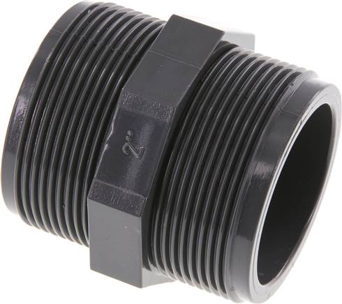 Reduzier-Doppelnippel G2'' PVC-U 16bar (224.8psi) EN 1452-3 [2 Stück]