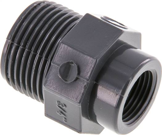 Reduzierring Rp3/8'' Innengewinde x G3/4'' Außengewinde PVC-U 16bar (224.8psi) EN 1452-3 [5 Stück]