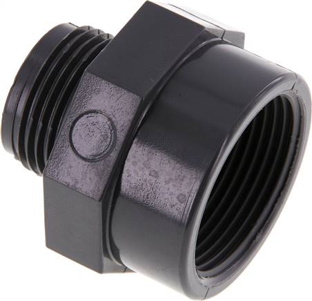 Reducing Adapter G1'' Male x Rp1 1/4'' Female PVC-U 16bar (224.8psi) EN 1452-3 [2 Pieces]