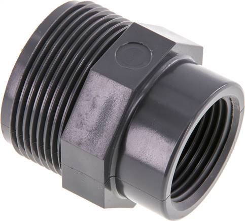 Bague réductrice Rp1'' Femelle x G1 1/2'' Mâle PVC-U 16bar (224.8psi) EN 1452-3 [2 Pièces]