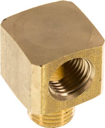 Raccord coudé 90deg G1/4'' Mâle x Femelle Laiton 16bar (224.8psi) [2 Pièces]