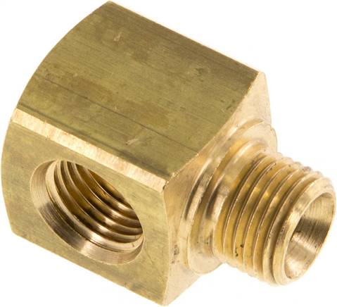 T-Stück G1/8'' Stecker x Buchse Messing 16bar (224.8psi) [2 Stück]