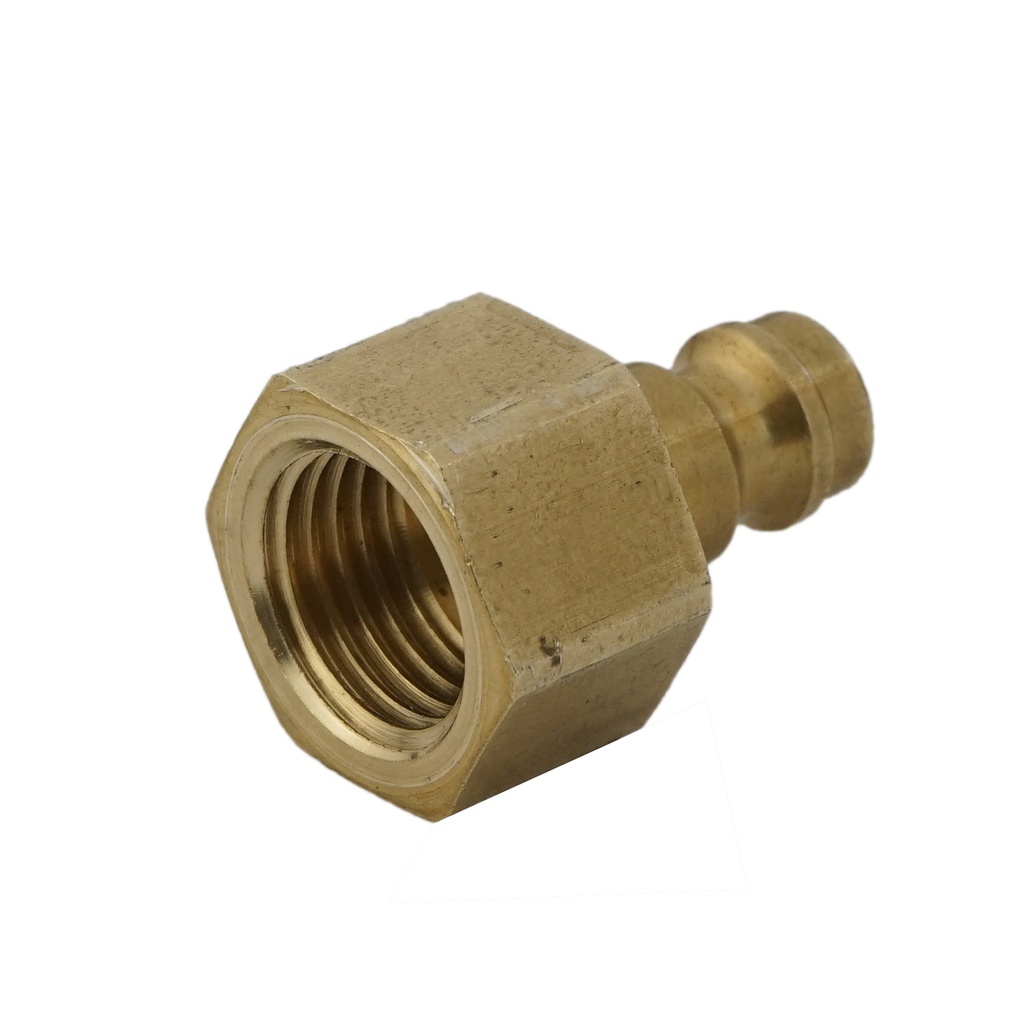 Brass DN 2.7 (Micro) Air Coupling Plug M5 Female [2 Pieces]