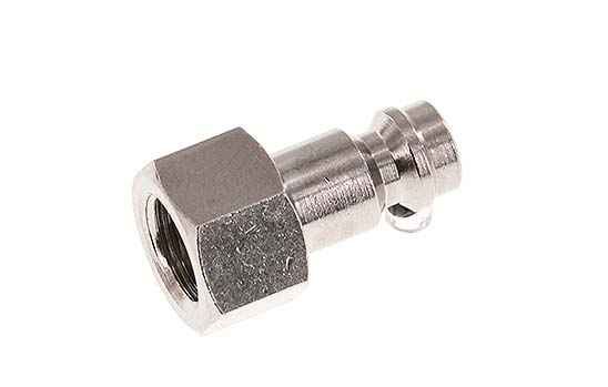 Nickel-plated Brass DN 5 Air Coupling Plug G 1/8 inch Female [5 Pieces]