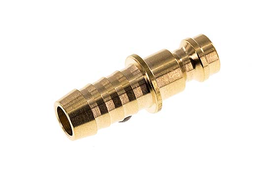 Brass DN 5 Air Coupling Plug 8 mm Hose Pillar [5 Pieces]