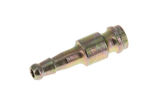 Gehärteter Stahl DN 5 Luftkupplungsstecker 4 mm Schlauchsäule [2 Stück]