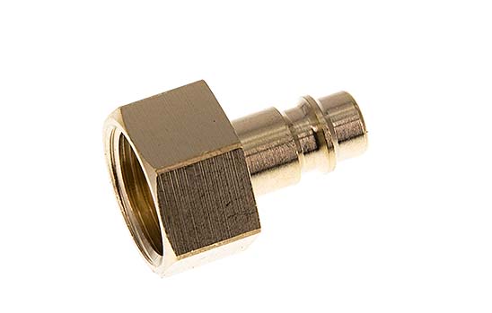 Brass DN 7.2 (Euro) Air Coupling Plug G 1/2 inch Female [2 Pieces]