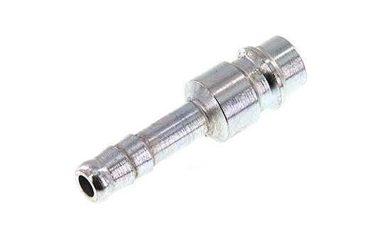 Hardened steel DN 7.2 (Euro) Air Coupling Plug 6 mm Hose Pillar [2 Pieces]