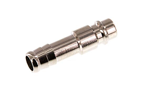 Nickel-plated Brass DN 7.2 (Euro) Air Coupling Plug 9 mm Hose Pillar [2 Pieces]