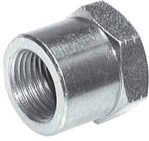 Bouchon de fermeture en acier zingué 1/8'' NPT avec barre hexagonale extérieure 345 [2 pièces].