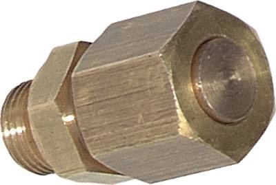 10mm Brass Closing Plug for Compression Ring Fittings 95 Bar DIN EN 1254-2 [5 Pieces]