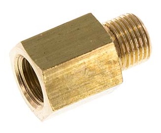 Rallonge en laiton 1/4'' F/M 16 Bar - 18 mm [2 Pièces]