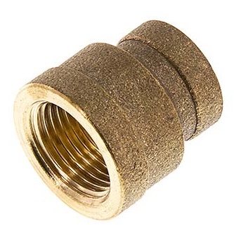 G 3/8'' x G 1/4'' Brass Round Socket 16 Bar [2 Pieces]