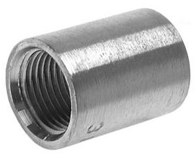 3/8'' NPT Stainless steel Round Socket 16 Bar [2 Pieces]