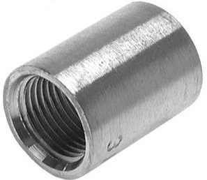 Rp 1/8'' x 14mm RVS Las uiteinde 40 Bar DIN 2986 - 17mm [2 Stuks]