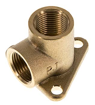 G 3/8'' Brass Wall mounted 2-way Air Junction 16 Bar [2 Pieces]