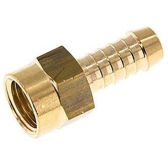 M14x1.5 x 9mm Brass Hose barb 16 Bar [2 Pieces]