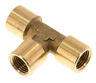 G 1/8'' Brass Tee 16 Bar [2 Pieces]