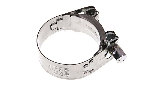 68 - 73 mm Slangklem van Rvs 430 met een 25 mm band - Norma [2 Stuks]