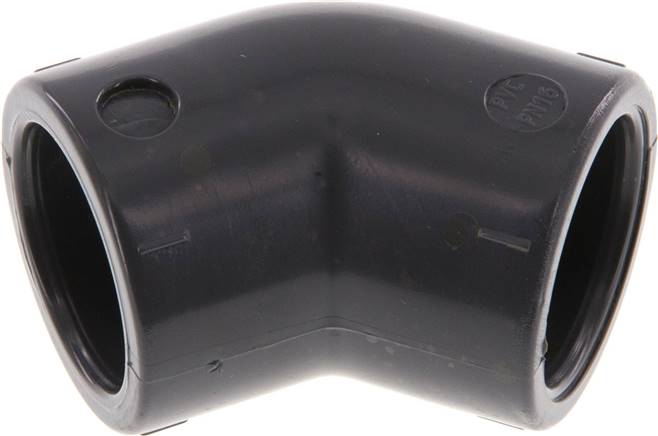 PVC 45deg Elbow Fitting Socket 20x28mm