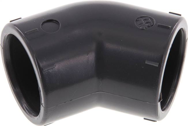 PVC 45deg Elbow Fitting Socket 25x33mm