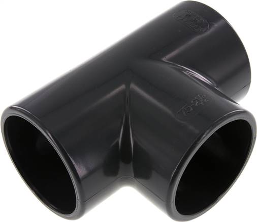 PVC Tee Fitting Socket 75x89mm