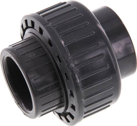 PVC Union Fitting Socket 25x54mm FKM