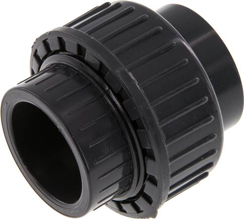 PVC Union Fitting Socket 32x61mm FKM