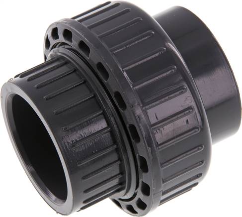 PVC Union Fitting Socket 40x75mm EPDM