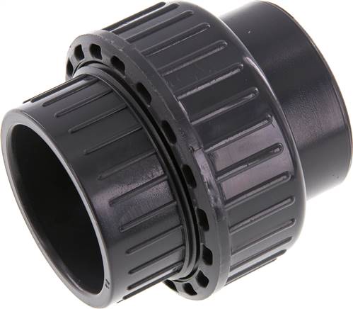 PVC Union Fitting Socket 50x81mm EPDM