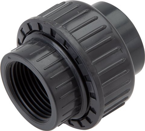 Conexión Hembra de Unión de PVC Rp (rosca interna cilíndrica) 1-1/2'' EPDM