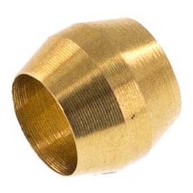 Bague de compression en laiton de 5mm [10 pièces].