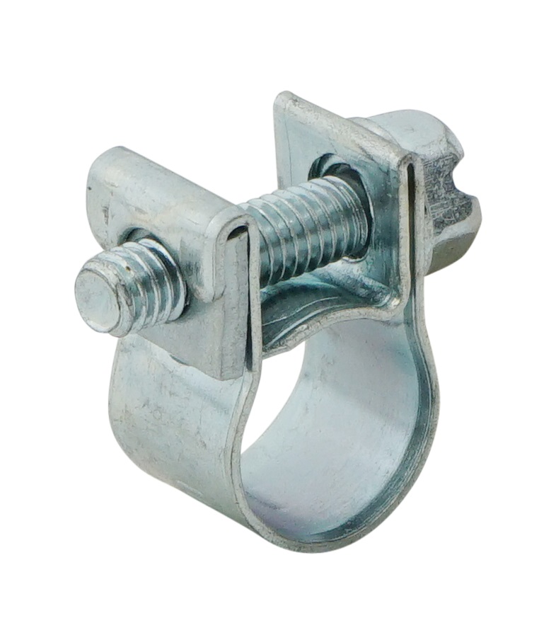 Abrazadera de manguera de 21 - 23 mm con banda de acero galvanizado de 9 mm [10 Piezas]