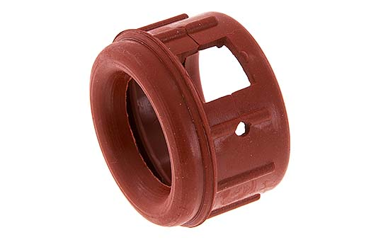 40 mm Red Safety Cap for Pressure Gauge [2 Pieces]