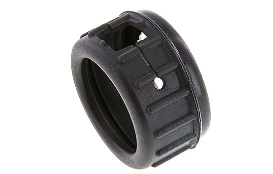 40 mm Black Safety Cap for Pressure Gauge [2 Pieces]