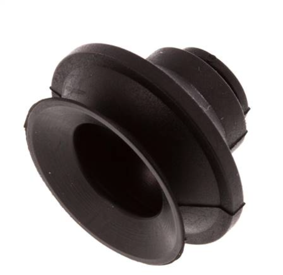 20mm Bellows CR Black Vacuum Suction Cup Stroke 9mm [2 Pieces]