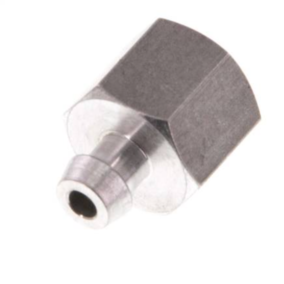 G 1/8'' Boquilla de ventosa de aluminio hembra DN 3.3 SW 14 [2 Piezas]