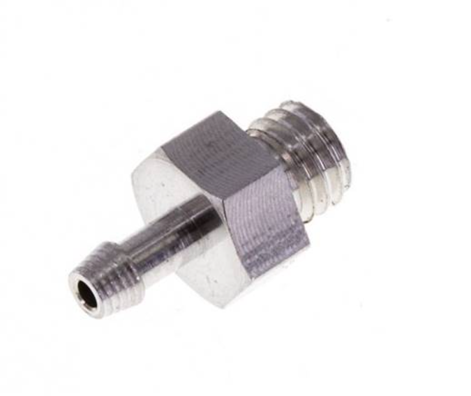 M5 Buitendraad Aluminum Vacuum Zuignap Fitting DN 1.3 SW 7 [5 Stuks]