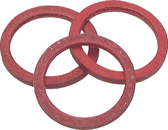 G 3/4" Vulcanized Fiber Gasket 27.3x31.9x2 mm [20 Pieces]