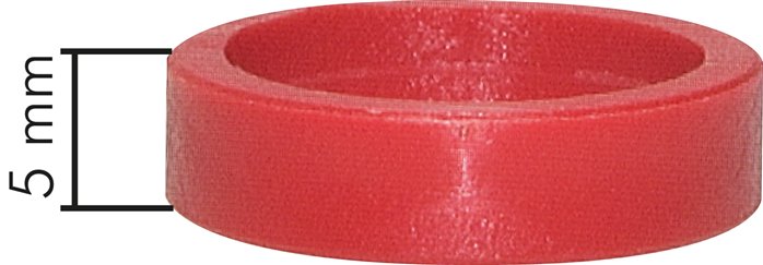 G Entretoise pour boulon banjo 3/8" en polyamide 17x21x5 mm [10 pièces].