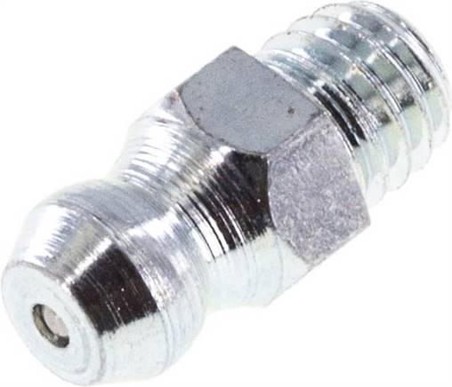 Gerader Schmiernippel Stahl M6x1 DIN 71412 [20 Stück]