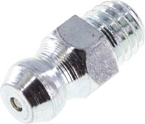 Straight Hydraulic Grease Nipple Steel M6x1 DIN 71412 [20 Pieces]