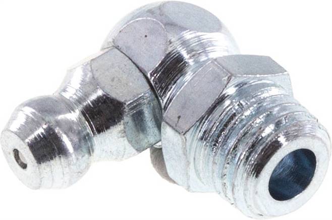 90deg Right-angled Grease Nipple Steel M8x1 DIN 71412 [5 Pieces]