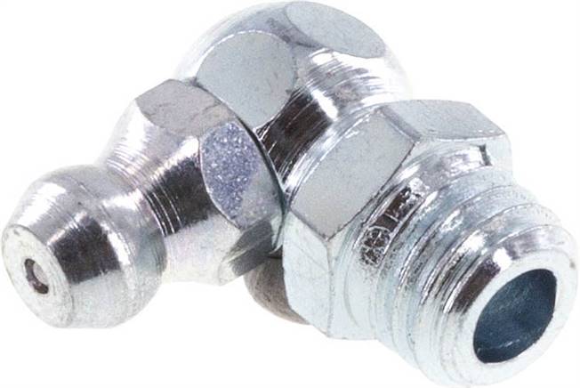 Right-angled Hydraulic Grease Nipple Steel M8x1.25 DIN 71412 [5 Pieces]