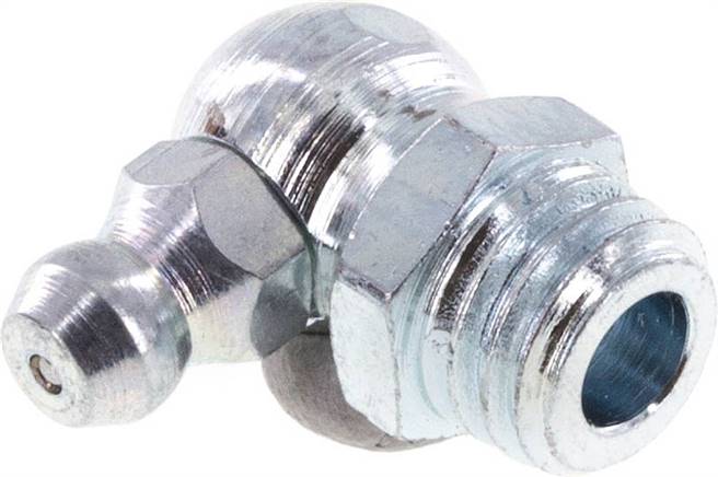 90deg Right-angled Grease Nipple Steel M10x1.5 DIN 71412 [5 Pieces]