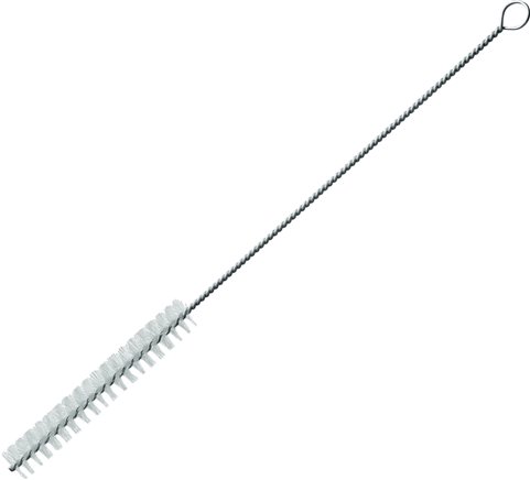 Cepillo de tubo con ojal de 8 mm de nylon liso [2 piezas]