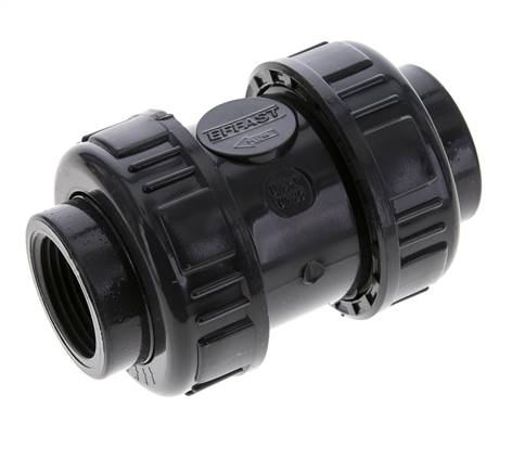PVC Terugslagklep Rp 1'' 0.012-16bar (0.17-232psi)